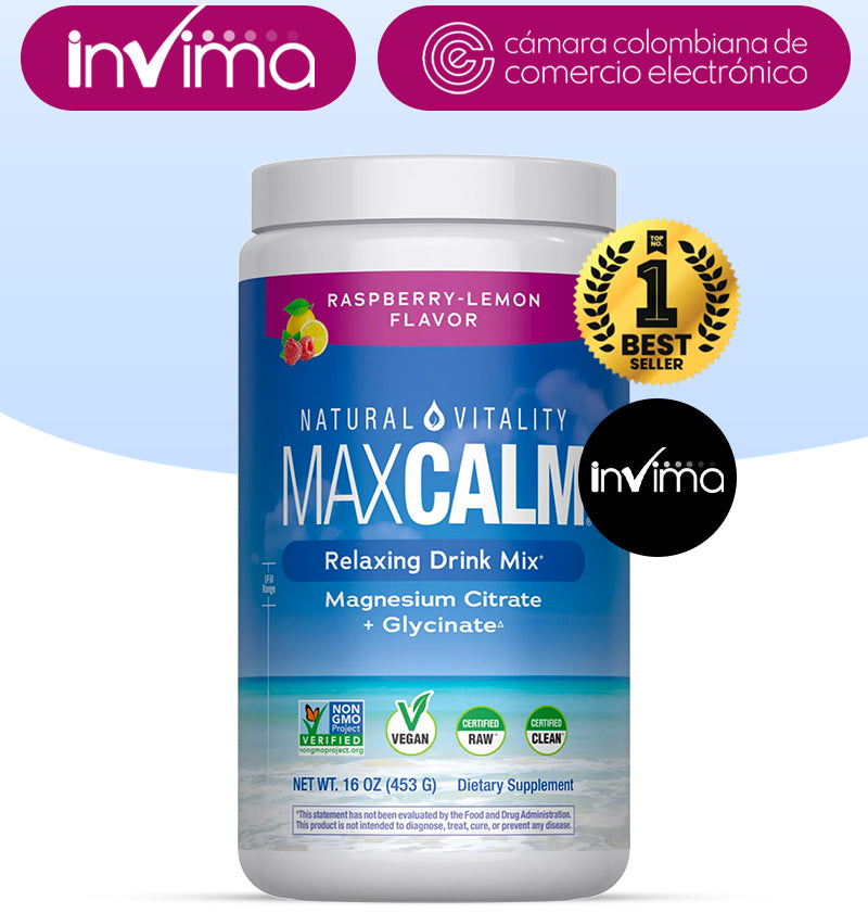 MAXCALM Citrato Magnesio + Glicinato